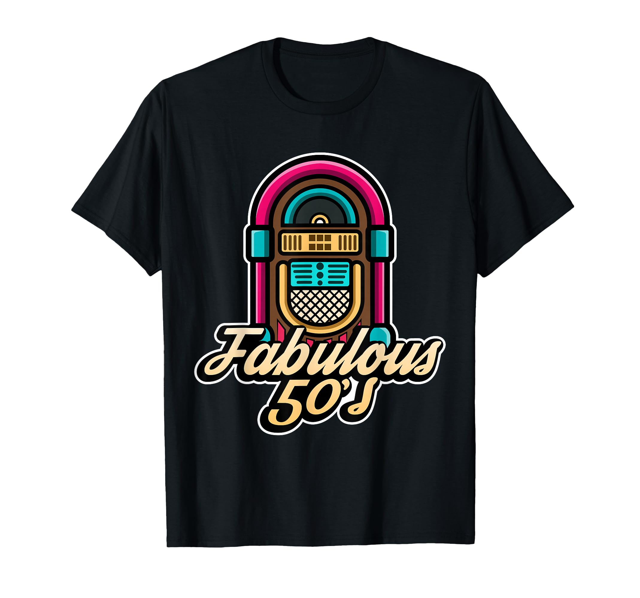 Sock Hop Costume Fabulous 50S Jukebox T-Shirt - Minimalist Print Men Women - T-Shirt, Sweatshirt, Hoodie