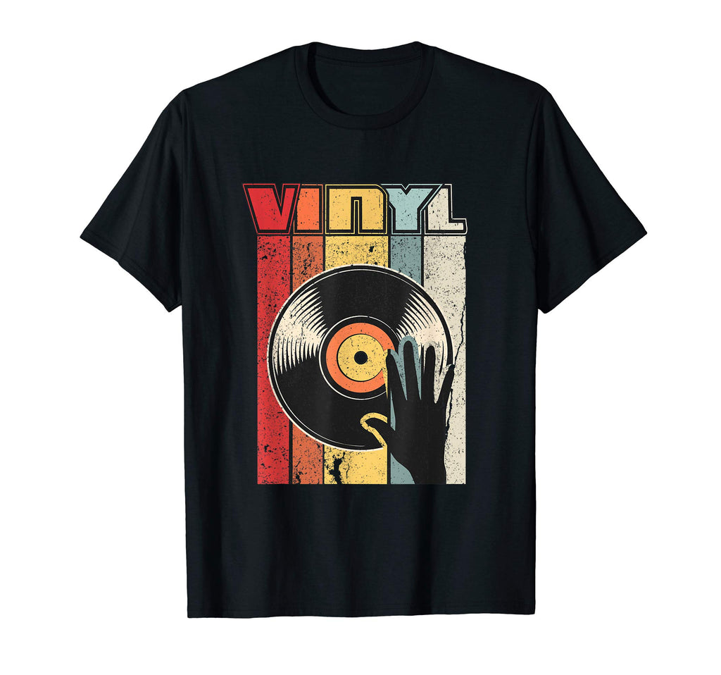 Vinyl Record Player Analog Lp Music T-Shirt - Custom Art Print for Adults - T-Shirt, Sweatshirt, Hoodie