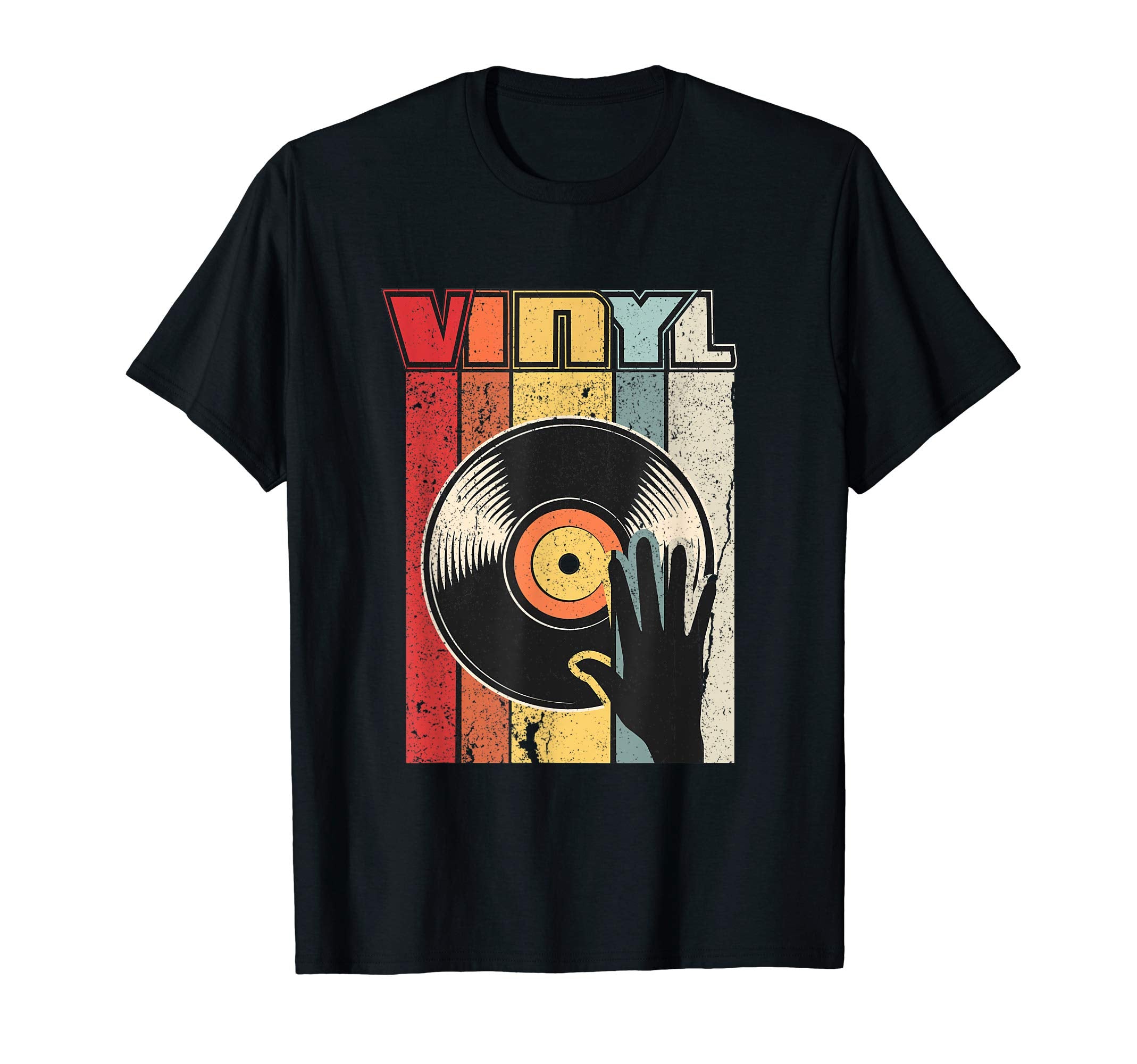 Vinyl Record Player Analog Lp Music T-Shirt - Custom Art Print for Adults - T-Shirt, Sweatshirt, Hoodie