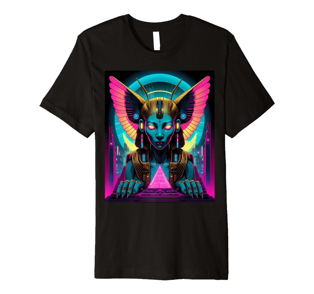 Vaporwave Sphinx 80S Synthwave T-Shirt - Aesthetic Graphic Men Women - T-Shirt, Sweatshirt, Hoodie