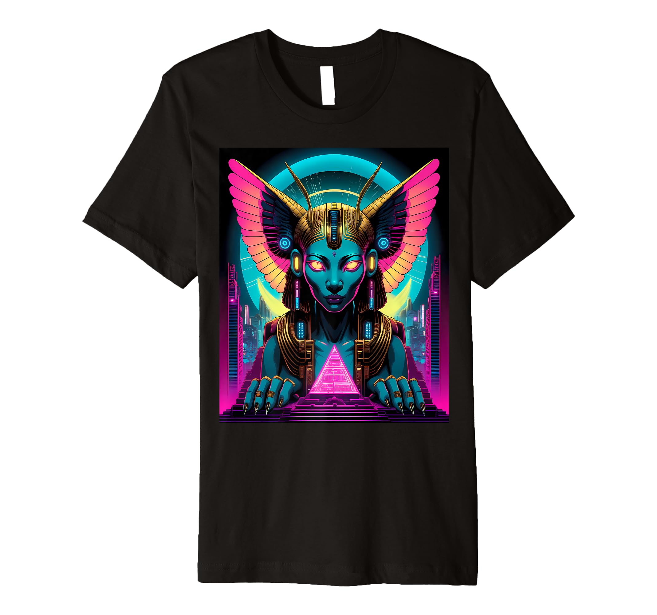 Vaporwave Sphinx 80S Synthwave T-Shirt - Aesthetic Graphic Men Women - T-Shirt, Sweatshirt, Hoodie