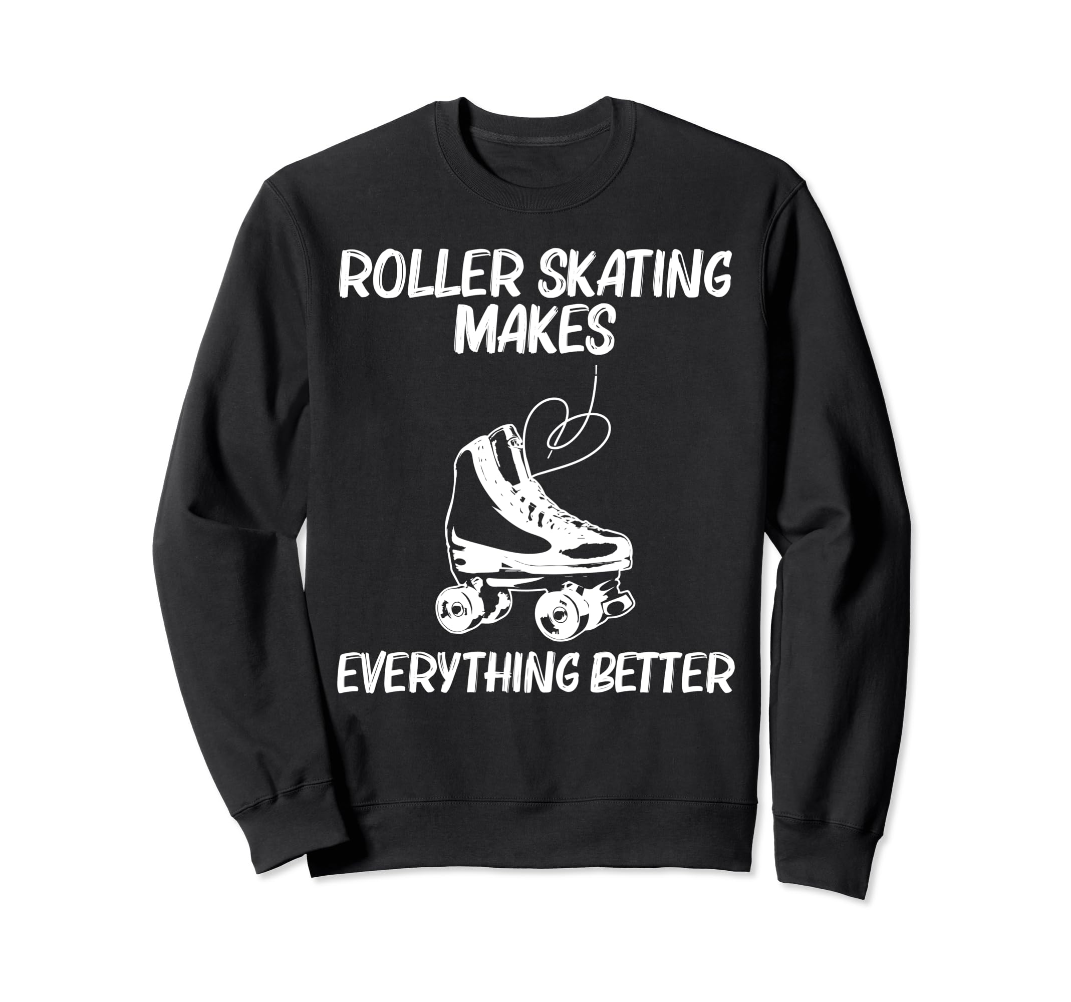 Roller Skating Disco Derby Skates Sweatshirt - Minimalist Print Men Women - T-Shirt, Sweatshirt, Hoodie