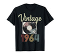 1964 Vinyl Record Player 60Th T-Shirt - Aesthetic Graphic for Adults - T-Shirt, Sweatshirt, Hoodie