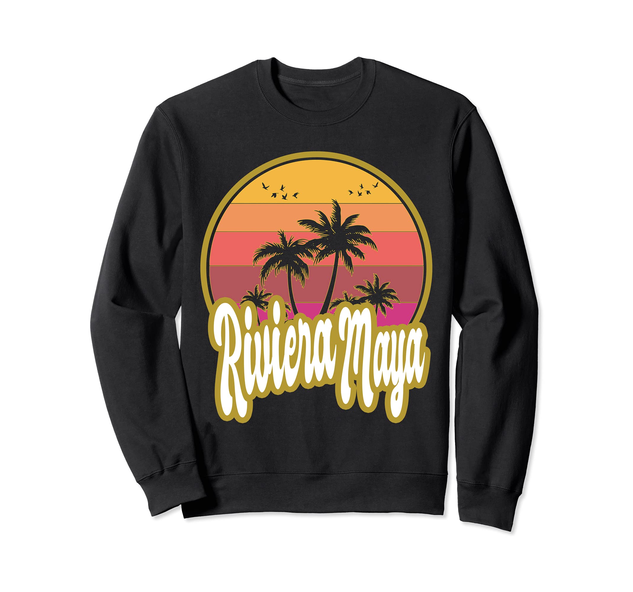 Riviera Maya Mexico Beach Sunset Sweatshirt - Custom Art Print for Adults - T-Shirt, Sweatshirt, Hoodie
