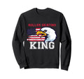 Roller Skating King Roller Skater Sweatshirt - Custom Art Print Men Women - T-Shirt, Sweatshirt, Hoodie