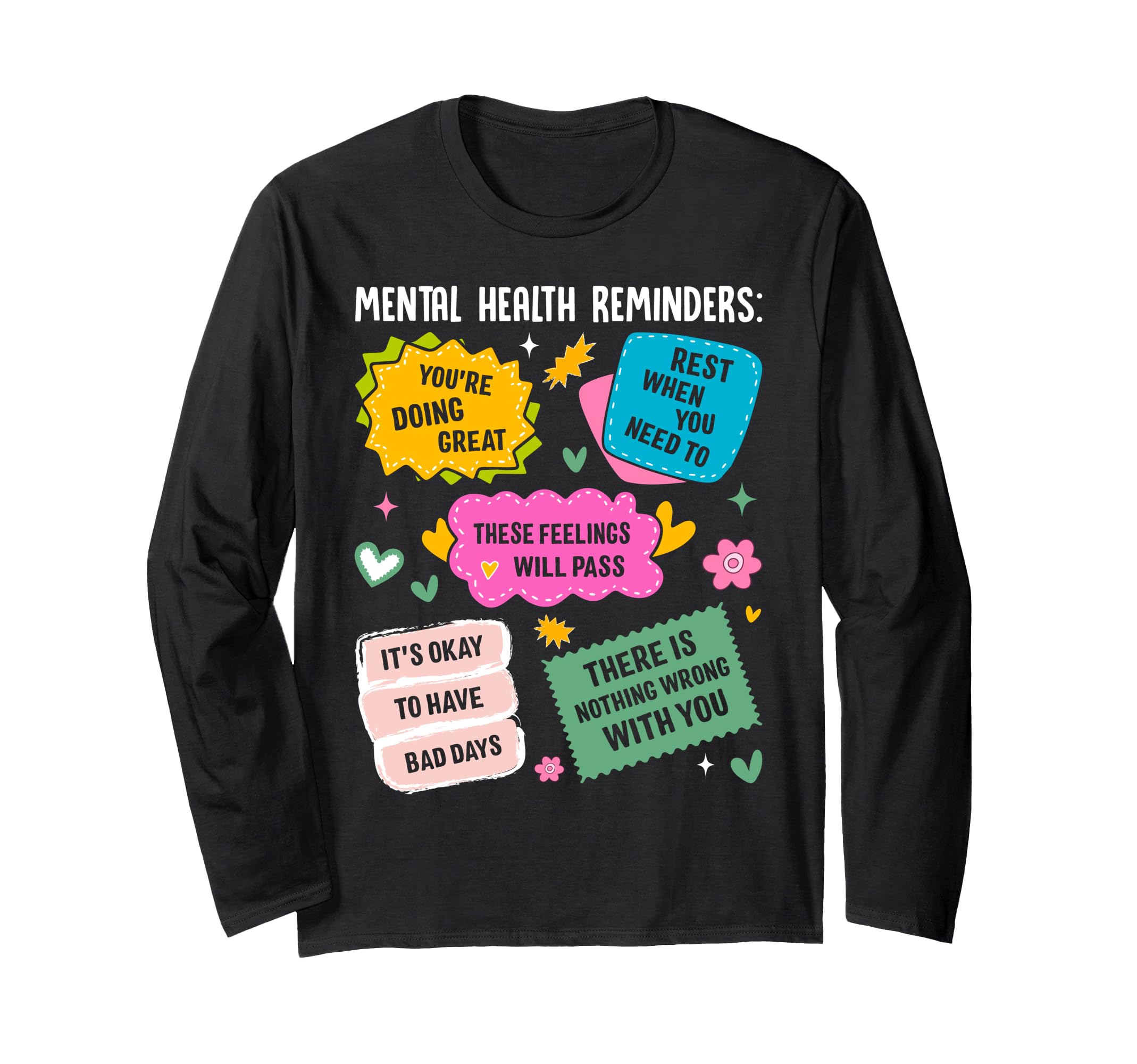 Mental Health Awareness Ribbon Items T-Shirt - Custom Art Print for Adults - T-Shirt, Sweatshirt, Hoodie