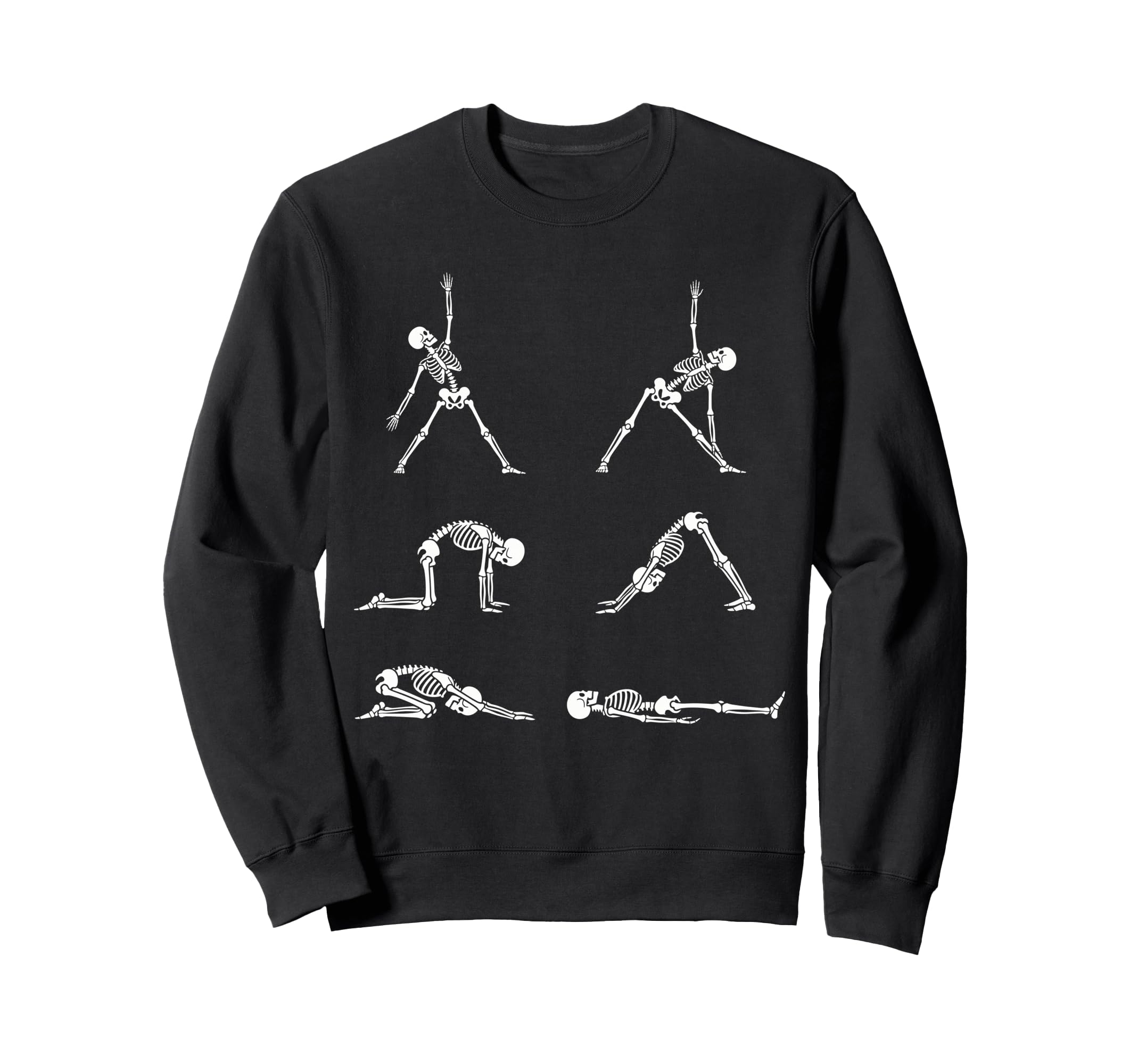 Funny Skeletons Yoga Meditation Chakra Sweatshirt - Trendy Graphic Unisex - T-Shirt, Sweatshirt, Hoodie