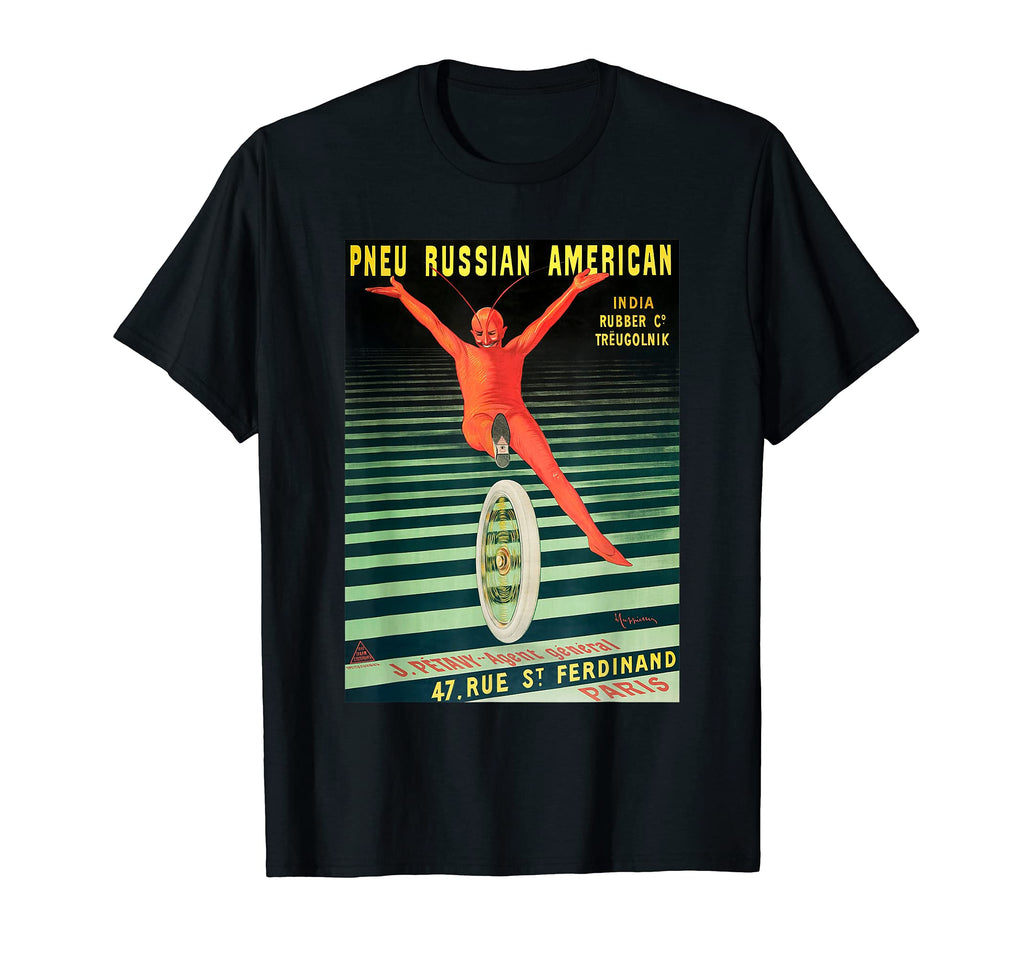 Russian American Tire 1906 India T-Shirt - Minimalist Print Men Women - T-Shirt, Sweatshirt, Hoodie