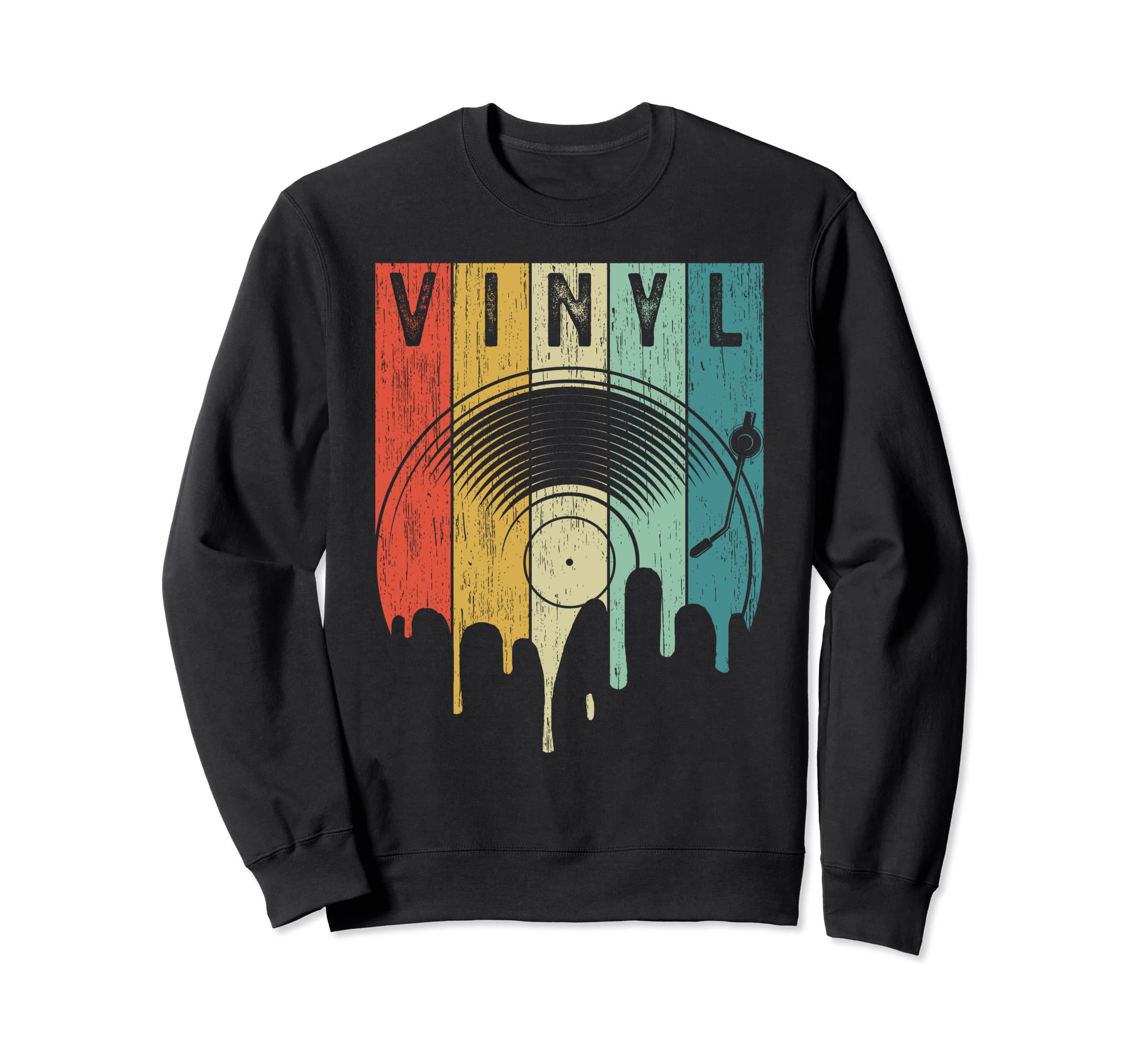Liquid Vinyl Record Player Lp Funny Sweatshirt - Novelty Apparel Men Women - T-Shirt, Sweatshirt, Hoodie