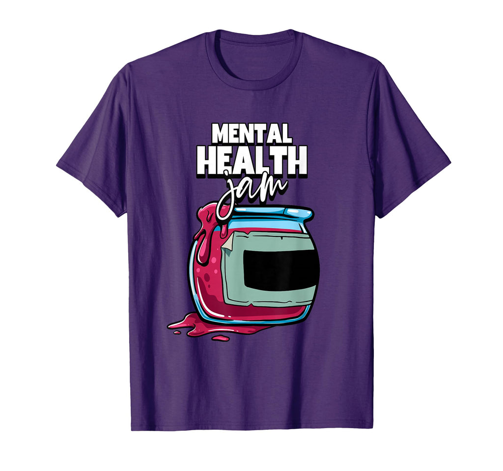 Mental Health Jam Mental Health Awareness T-Shirt - Graphic Print Men Women - T-Shirt, Sweatshirt, Hoodie