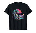 Vaperwave Aesthetic Glitch Great Wave T-Shirt - Streetwear Style Men Women - T-Shirt, Sweatshirt, Hoodie