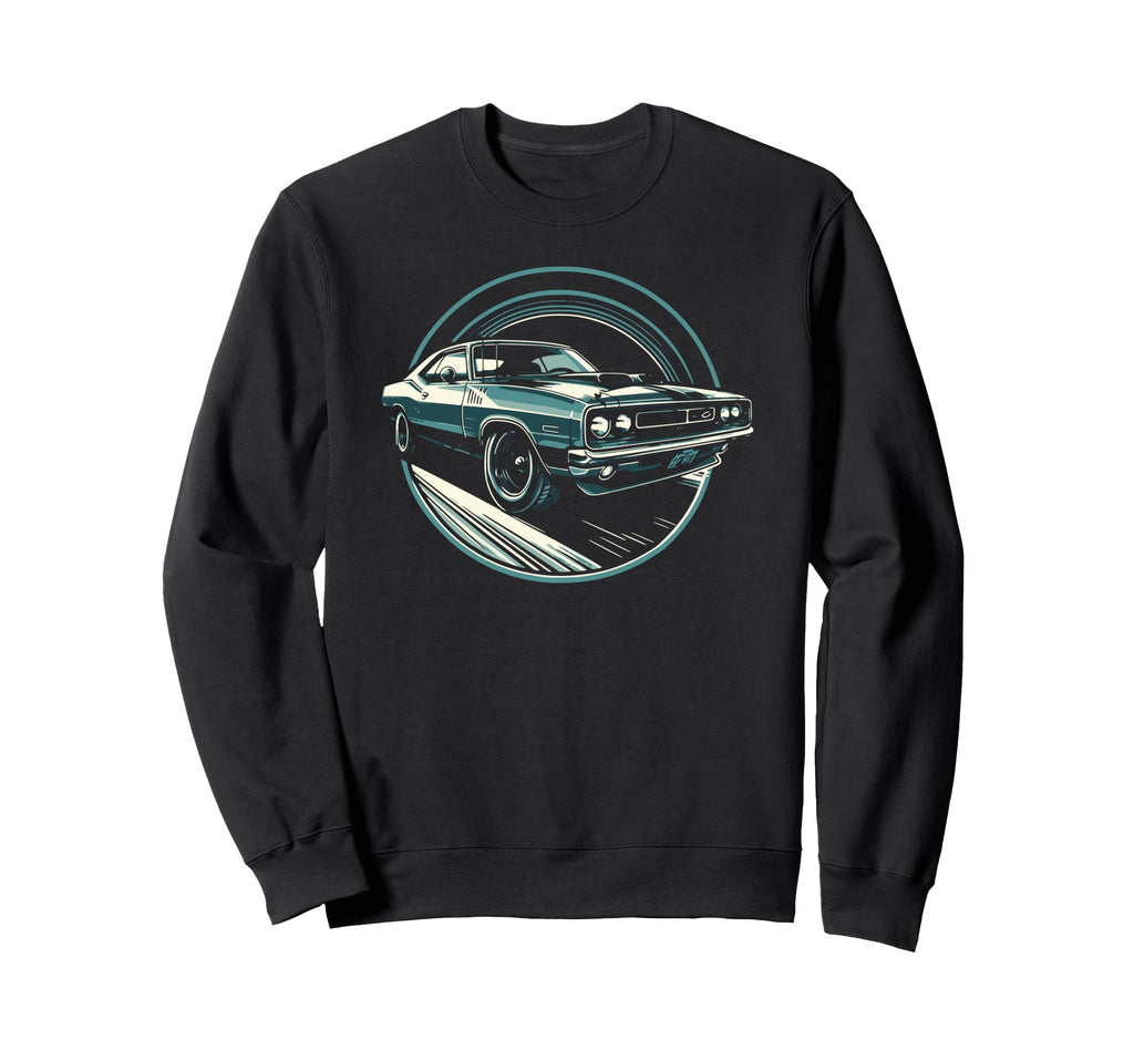 Muscle Car 60S 70S Car Lover Sweatshirt - Unique Graphic Unisex - T-Shirt, Sweatshirt, Hoodie