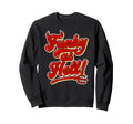 Funky As Hell Red Horns Funk Music Sweatshirt - Trendy Graphic for Adults - T-Shirt, Sweatshirt, Hoodie