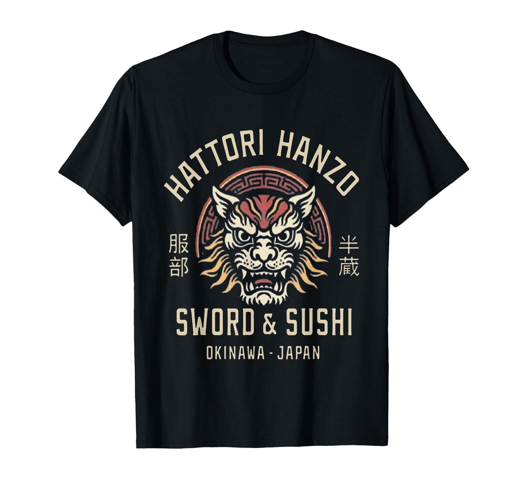 Hattori Hanzo Sword And Sushi T-Shirt - Aesthetic Graphic Men Women - T-Shirt, Sweatshirt, Hoodie
