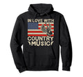 Love Country Music Western Music Hoodie - Minimalist Print for Adults - T-Shirt, Sweatshirt, Hoodie