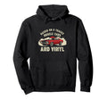 Raised Vinyl And V8S 70S Car Lover Hoodie - Graphic Print Men Women - T-Shirt, Sweatshirt, Hoodie