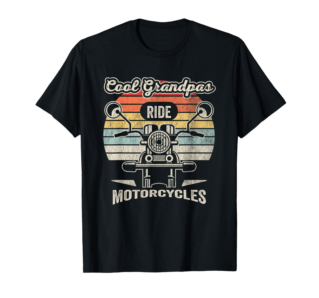 Grandpas Ride Motorcycles T-Shirt - Graphic Print Men Women - T-Shirt, Sweatshirt, Hoodie