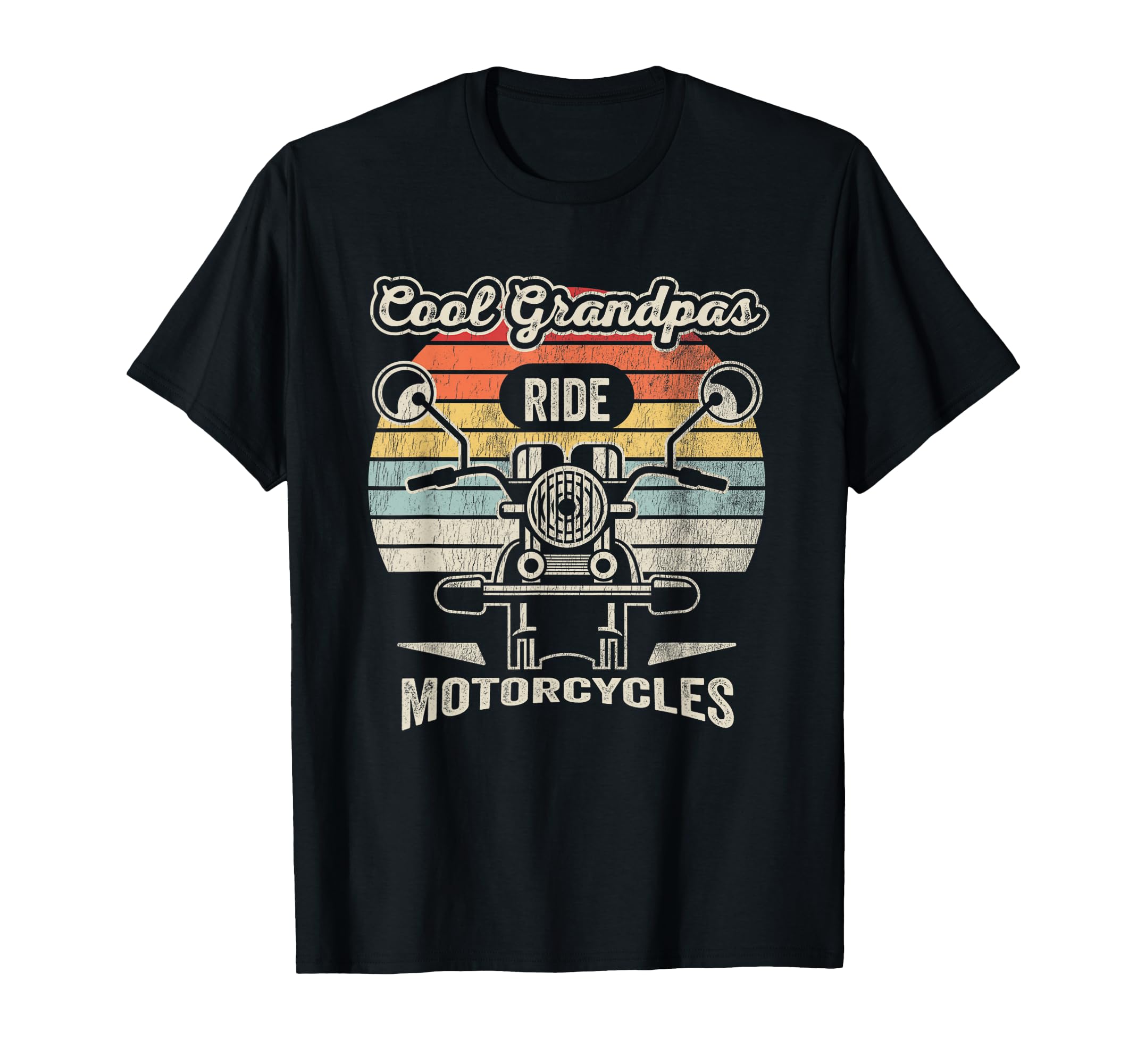 Grandpas Ride Motorcycles T-Shirt - Graphic Print Men Women - T-Shirt, Sweatshirt, Hoodie