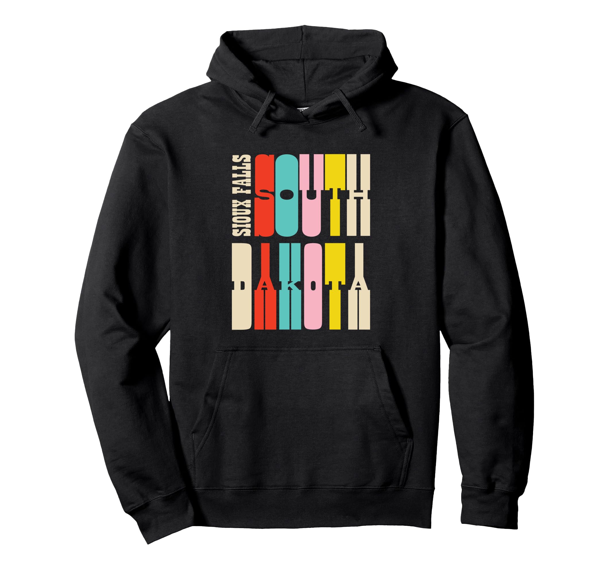 Sioux Falls South Dakota Souvenir Hoodie - Novelty Apparel for Adults - T-Shirt, Sweatshirt, Hoodie