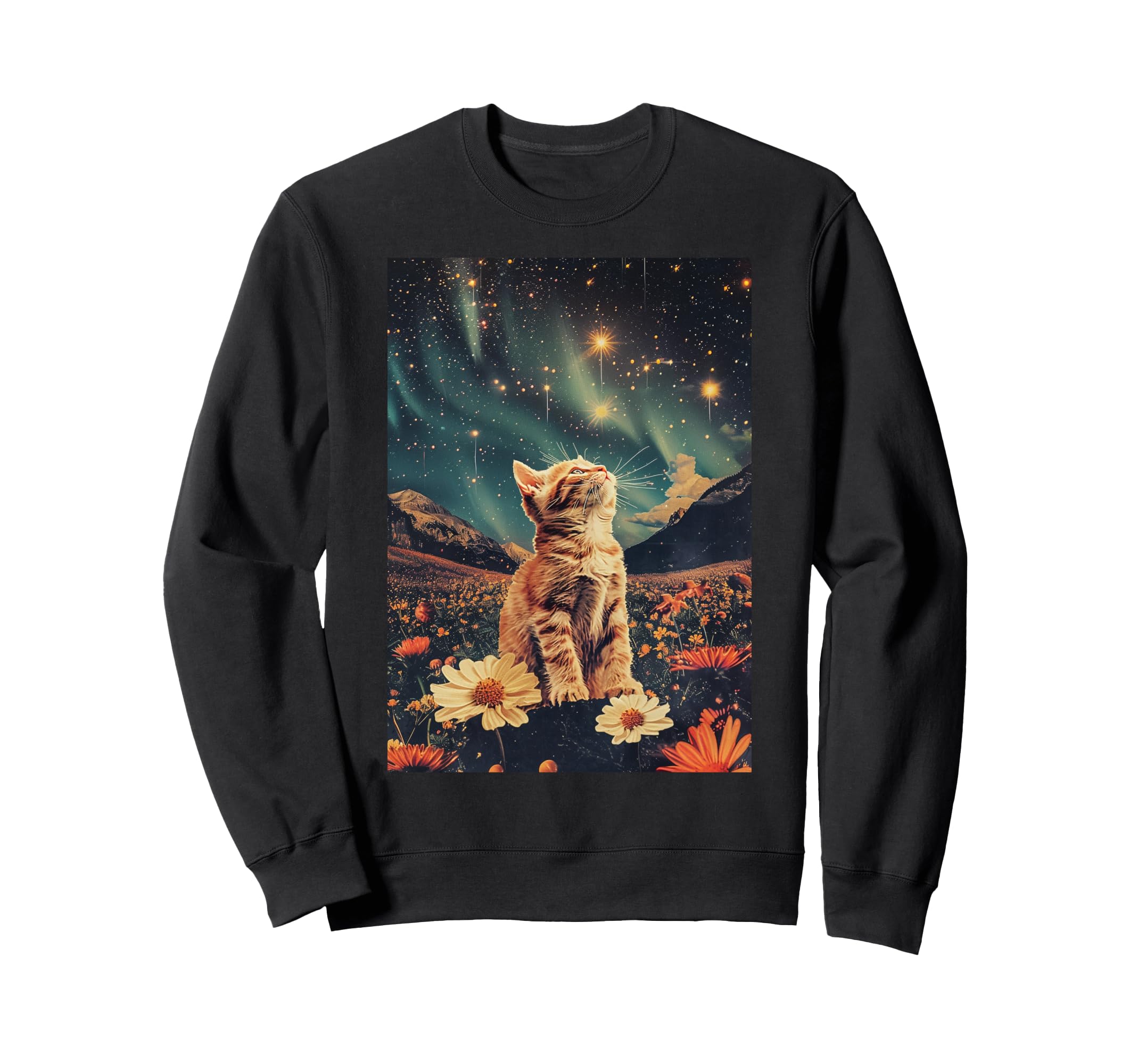 Art Cat Kitten Art Sweatshirt - Streetwear Style Unisex - T-Shirt, Sweatshirt, Hoodie