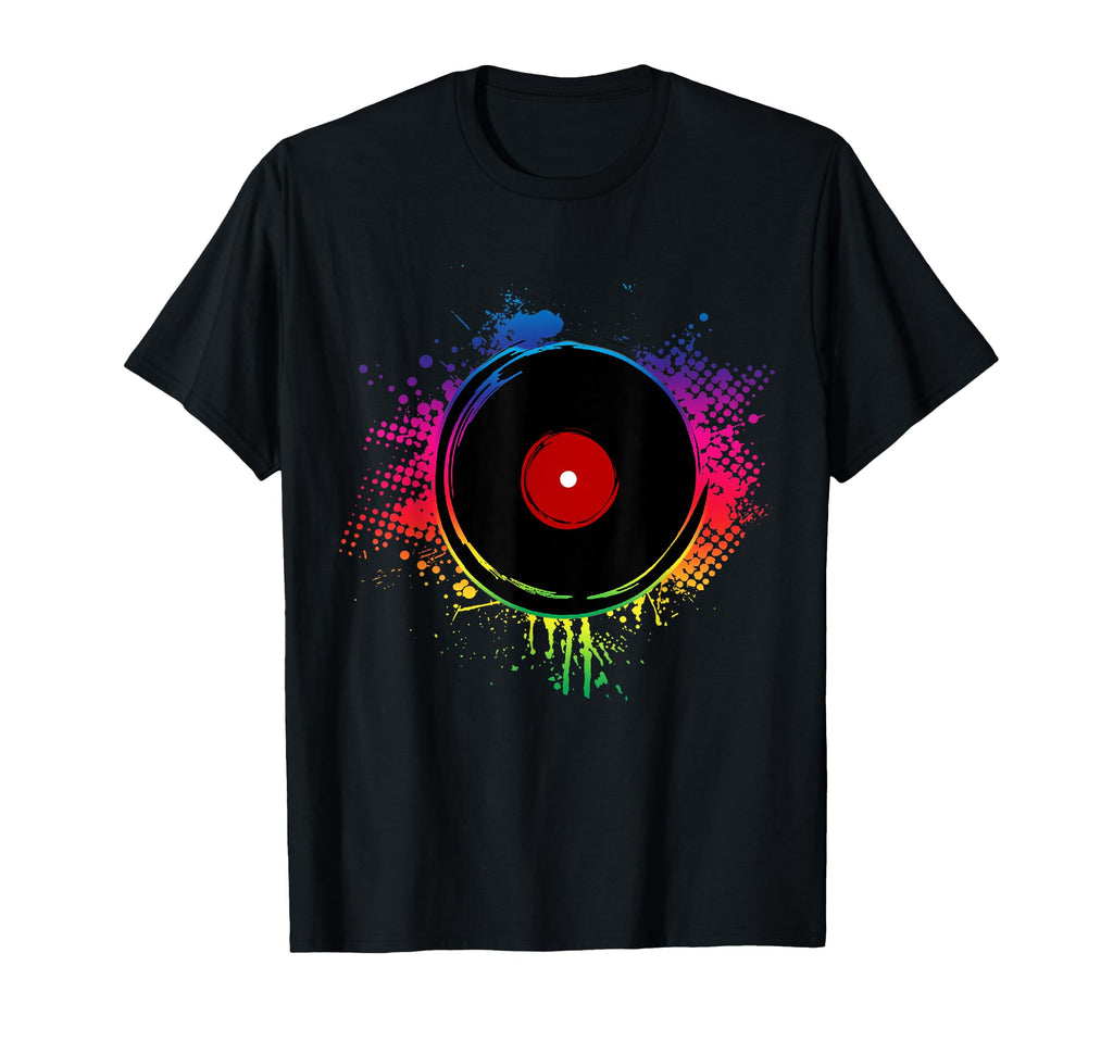 Vinyl Record Player 80S T-Shirt - Casual Everyday Wear Men Women - T-Shirt, Sweatshirt, Hoodie