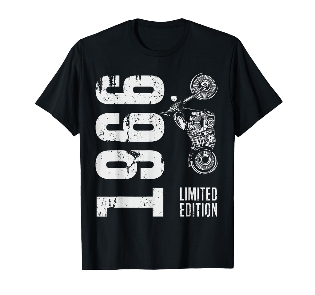 Born 1966 Motorcycle 60Th Birthday T-Shirt - Graphic Print Men Women - T-Shirt, Sweatshirt, Hoodie