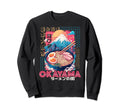 Okayama City 80S Synthwave Ramen Sweatshirt - Minimalist Print for Adults - T-Shirt, Sweatshirt, Hoodie