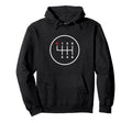 Car Manual Gear Shifter Knob Hoodie - Fun Novelty Design for Adults - T-Shirt, Sweatshirt, Hoodie