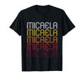 Micaela Wordmark Pattern T-Shirt - Fun Novelty Design for Adults - T-Shirt, Sweatshirt, Hoodie