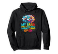 My Brain Has Too Many Tabs Open Hoodie - Streetwear Style Men Women - T-Shirt, Sweatshirt, Hoodie