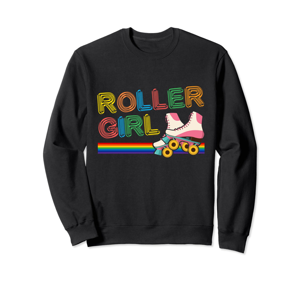 Roller Seventies 70S Skates Skating Sweatshirt - Trendy Graphic for Adults - T-Shirt, Sweatshirt, Hoodie