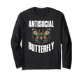 Antisocial Butterfly T-Shirt - Novelty Apparel Unisex - T-Shirt, Sweatshirt, Hoodie