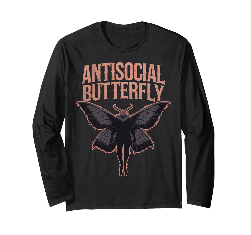 Antisocial Butterfly T-Shirt - Fun Novelty Design for Adults - T-Shirt, Sweatshirt, Hoodie