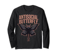 Antisocial Butterfly T-Shirt - Fun Novelty Design for Adults - T-Shirt, Sweatshirt, Hoodie