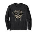 Antisocial Butterfly Skull Wings T-Shirt - Custom Art Print for Adults - T-Shirt, Sweatshirt, Hoodie