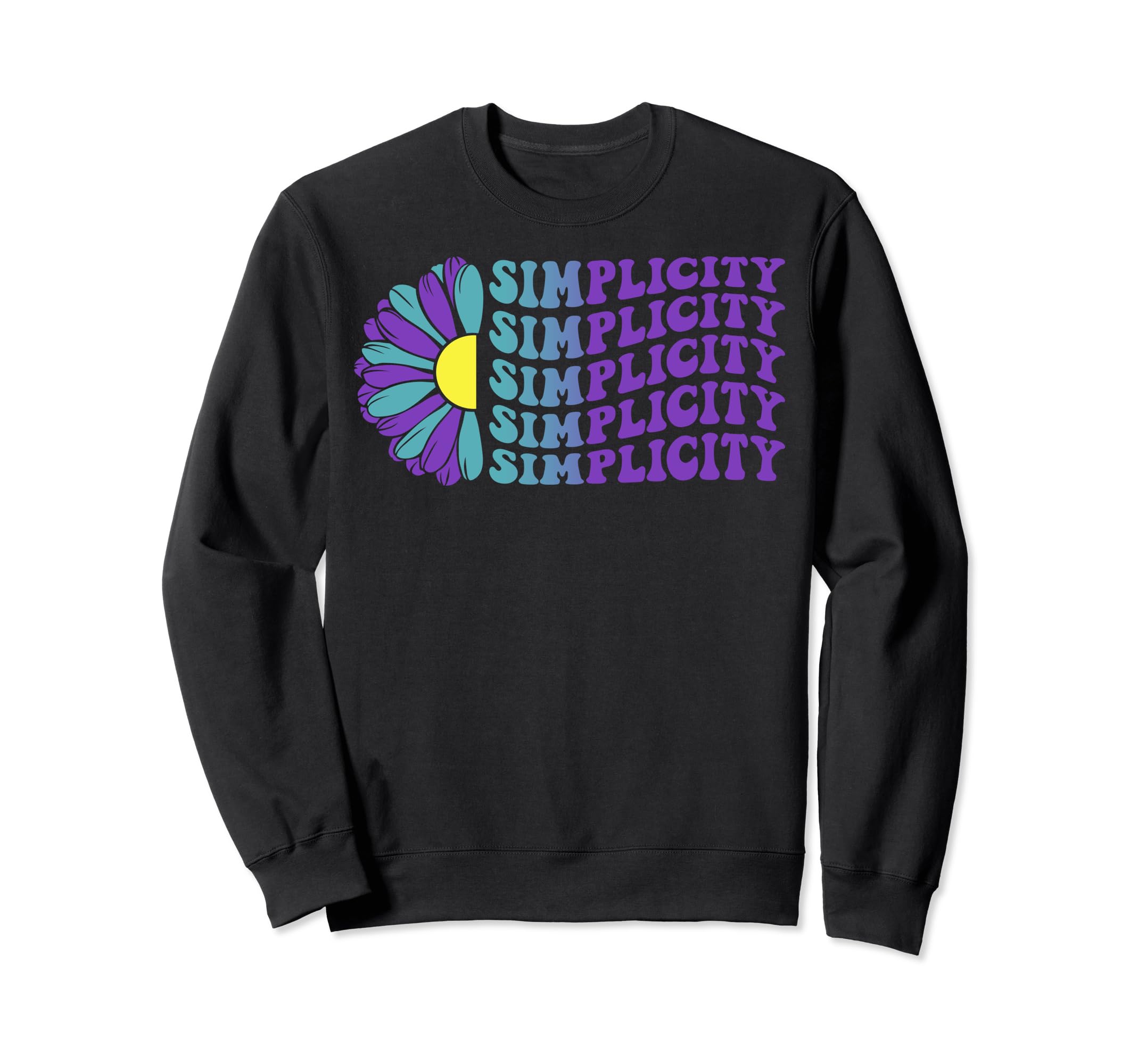Simplicity Mental Health Awareness Sweatshirt - Unique Graphic for Adults - T-Shirt, Sweatshirt, Hoodie