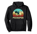 Sunset Peekapoo Hoodie - Aesthetic Graphic Unisex - T-Shirt, Sweatshirt, Hoodie