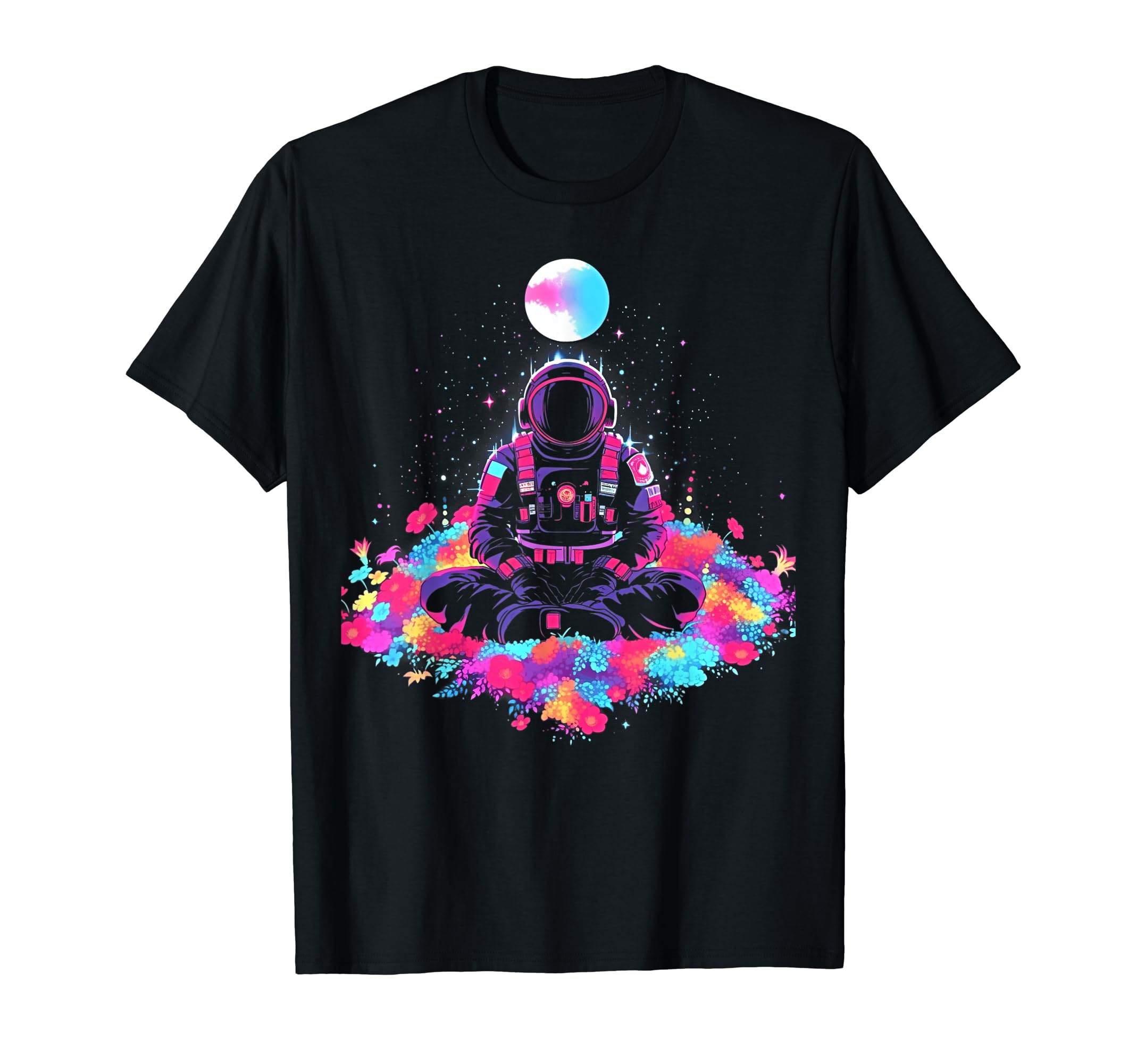 Synthwave Astronaut Cyberpunk 80S Sci Fi 3 T-Shirt - Novelty Apparel Unisex - T-Shirt, Sweatshirt, Hoodie