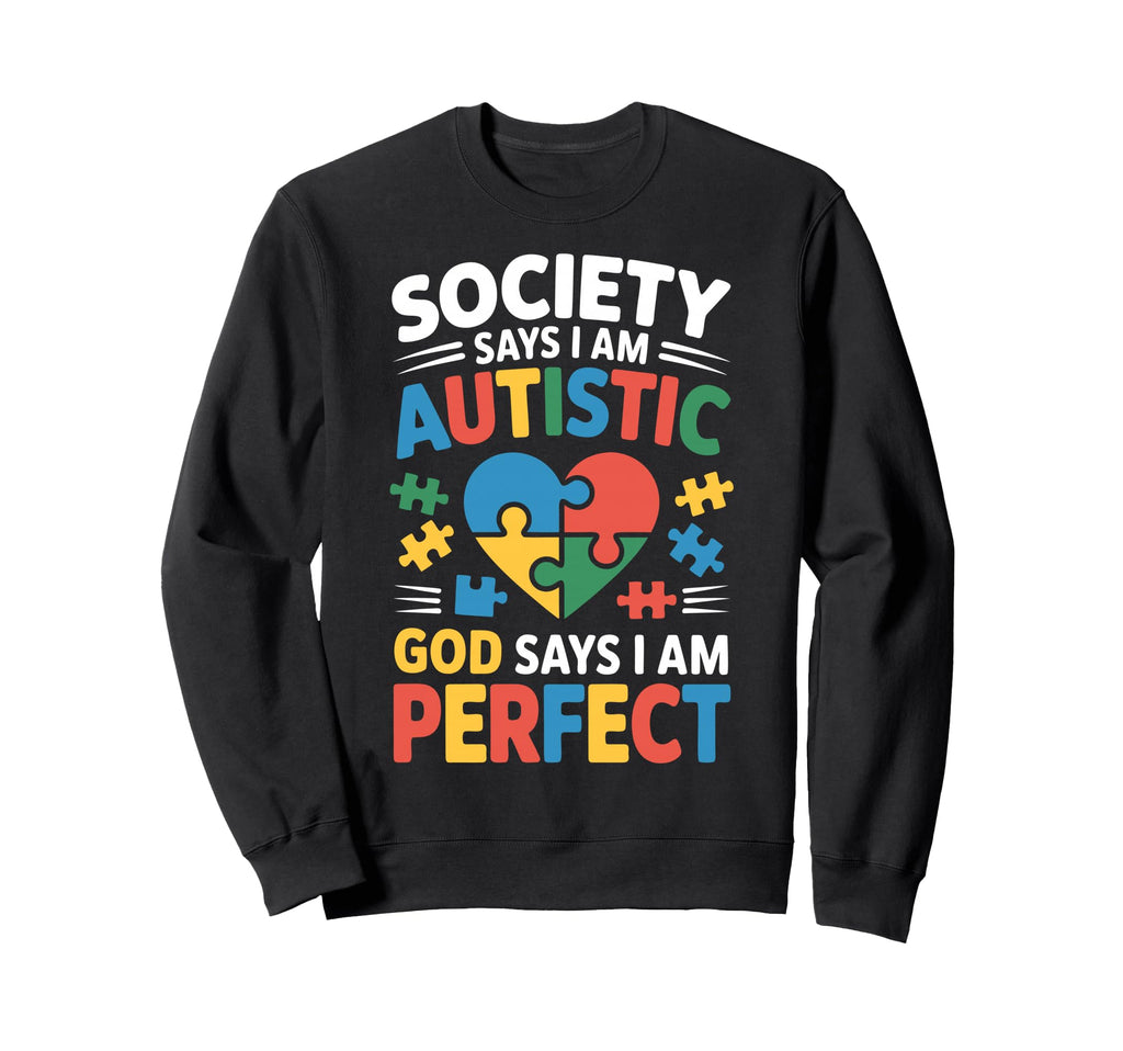 Autistic Child Son Daughter Autism Family Sweatshirt - Graphic Print Unisex - T-Shirt, Sweatshirt, Hoodie