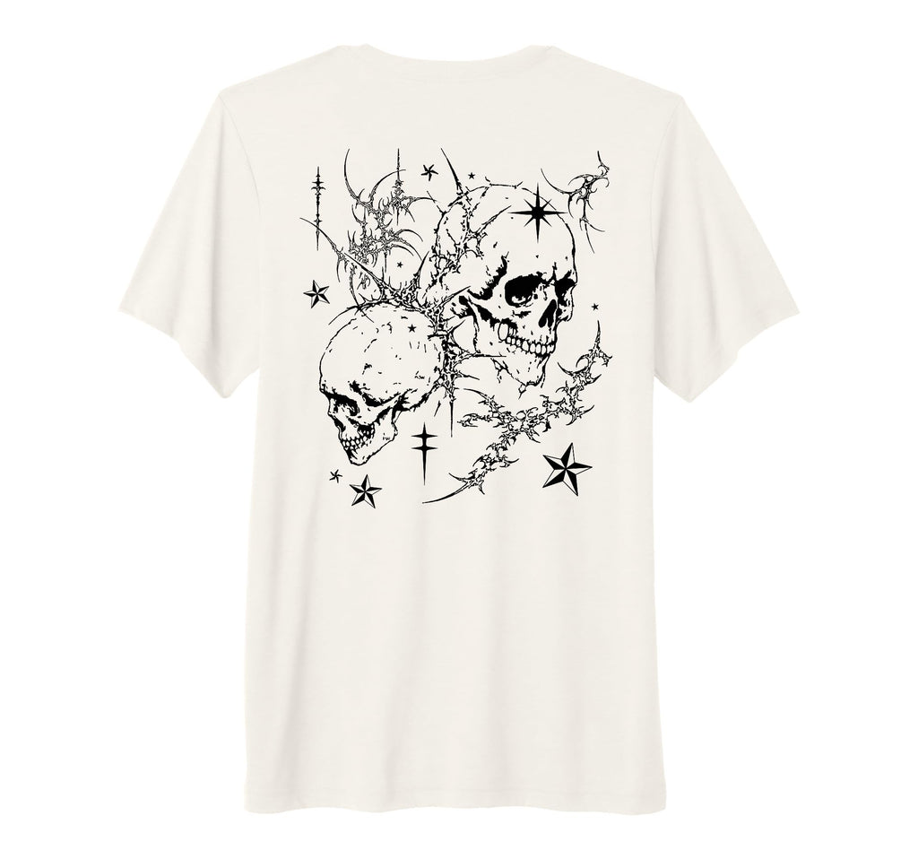 Skull Y2K Grunge Goth Alt Sigilism Tri T-Shirt - Trendy Graphic for Adults - T-Shirt, Sweatshirt, Hoodie