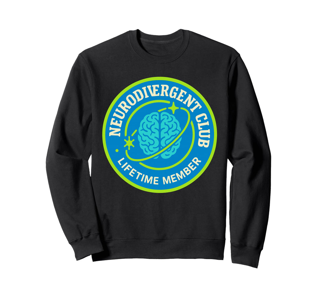 Neurodivergent Pride Adhd Autism Sweatshirt - Trendy Graphic for Adults - T-Shirt, Sweatshirt, Hoodie