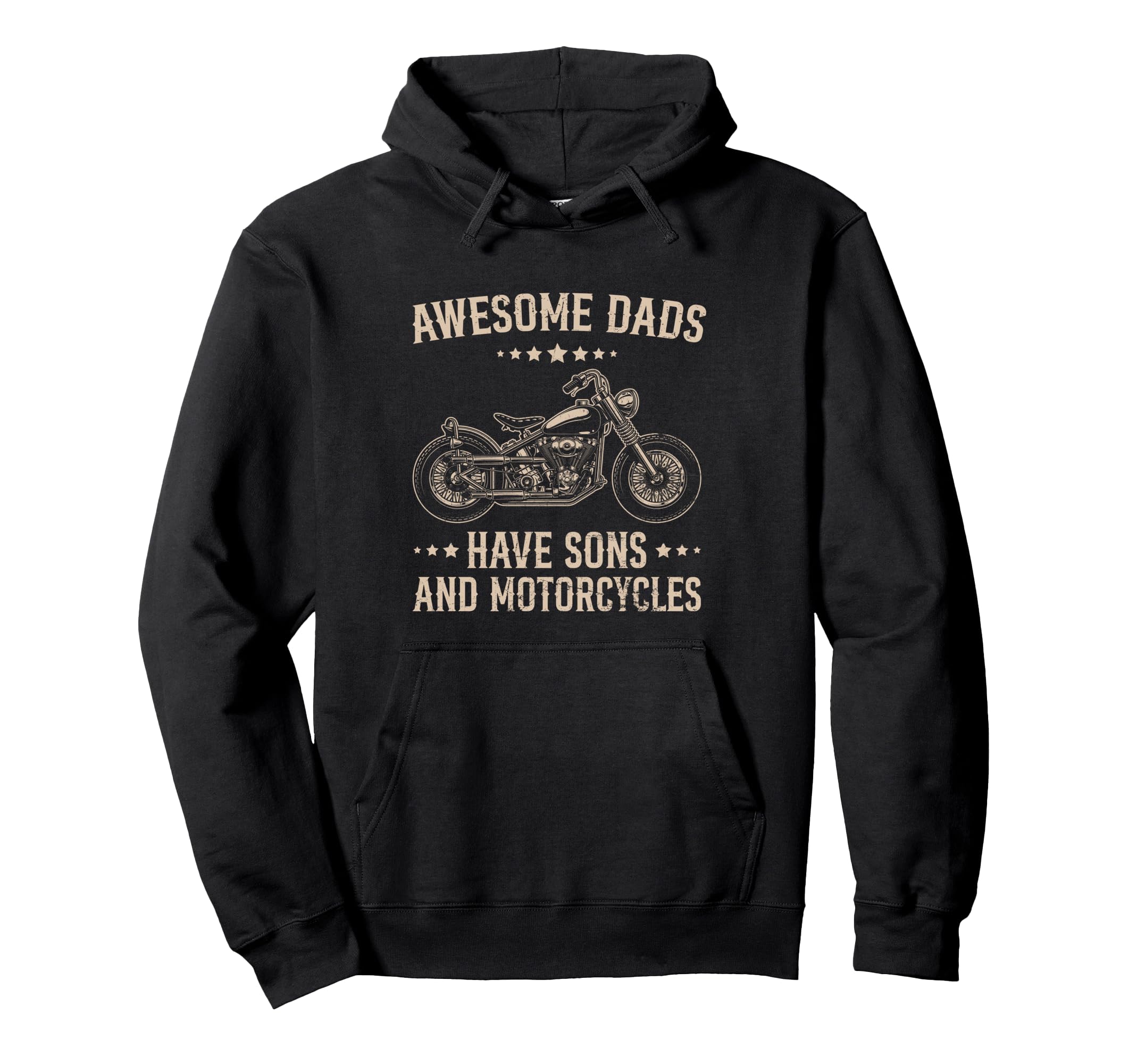 Biker Awesome Dads Have Sons And Hoodie - Minimalist Print Unisex - T-Shirt, Sweatshirt, Hoodie