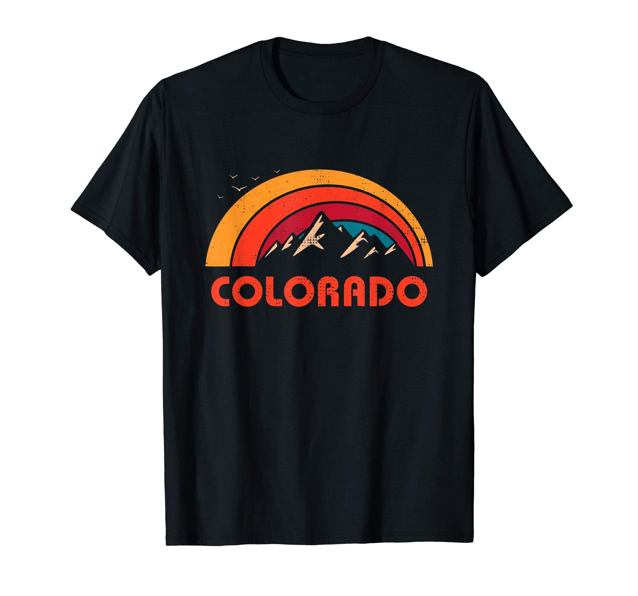 Colorado Souvenir Hiking Mountains T-Shirt - Unique Graphic Men Women - T-Shirt, Sweatshirt, Hoodie