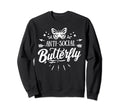 Anti Social Butterfly Sweatshirt - Casual Everyday Wear for Adults - T-Shirt, Sweatshirt, Hoodie