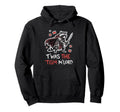 Funny Raccoon Knight Medieval Fantasy Hoodie - Graphic Print for Adults - T-Shirt, Sweatshirt, Hoodie