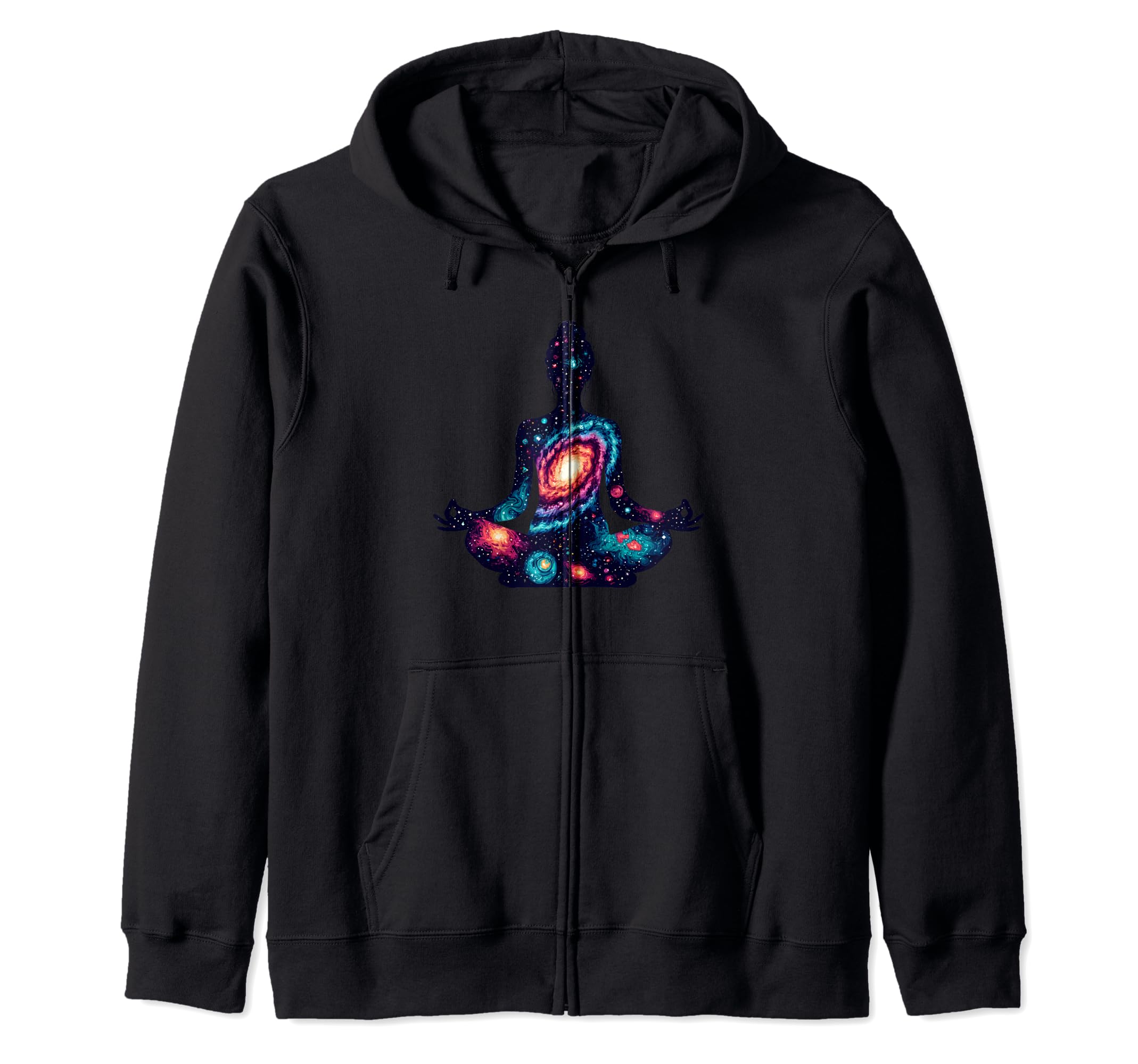 Yoga Lovers And Mindfulness Pose Hoodie - Fun Novelty Design for Adults - T-Shirt, Sweatshirt, Hoodie