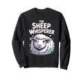 Sheep Whisperer Funny Farm Animal Sweatshirt - Minimalist Print Men Women - T-Shirt, Sweatshirt, Hoodie