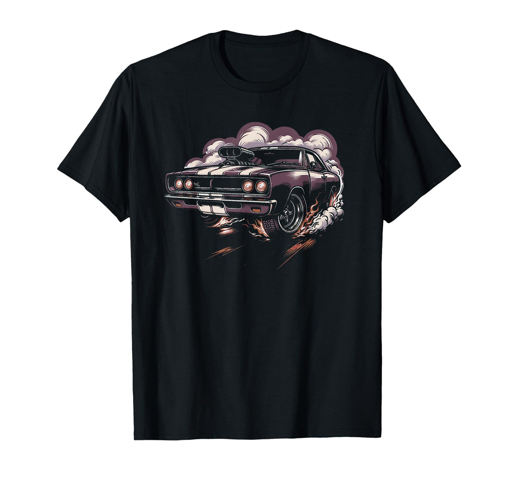 American Muscle Car 60S 70S Car Lover T-Shirt - Fun Novelty Design Unisex - T-Shirt, Sweatshirt, Hoodie