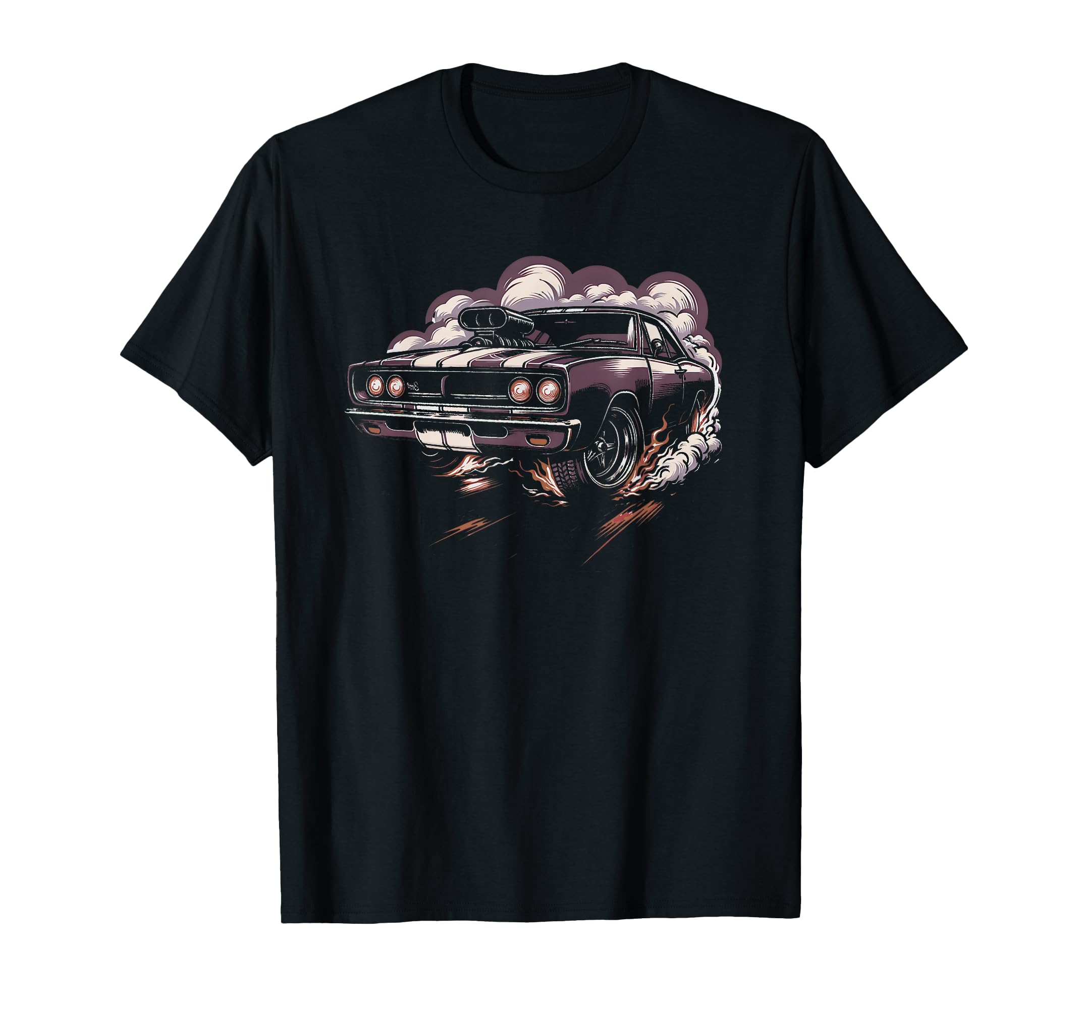 American Muscle Car 60S 70S Car Lover T-Shirt - Fun Novelty Design Unisex - T-Shirt, Sweatshirt, Hoodie
