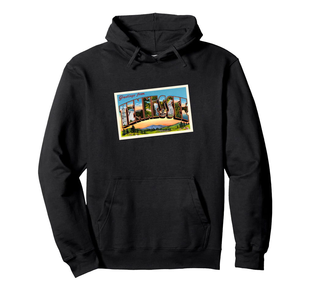 Tennessee Travel Postcard Tpa Hoodie - Fun Novelty Design for Adults - T-Shirt, Sweatshirt, Hoodie